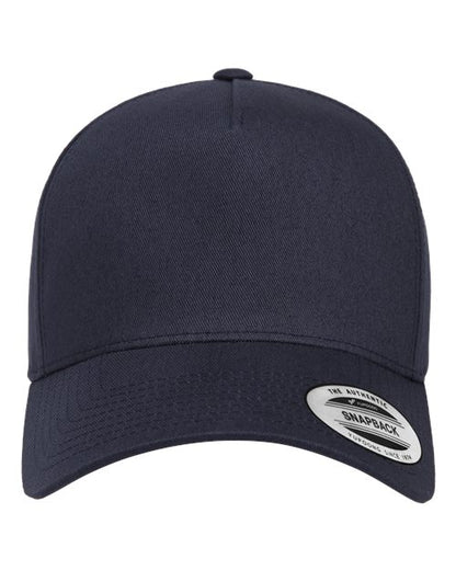Retro Cotton Blend Snapback Cap