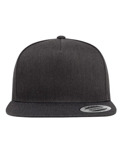 Five-Panel Cotton Twill Snapback Cap